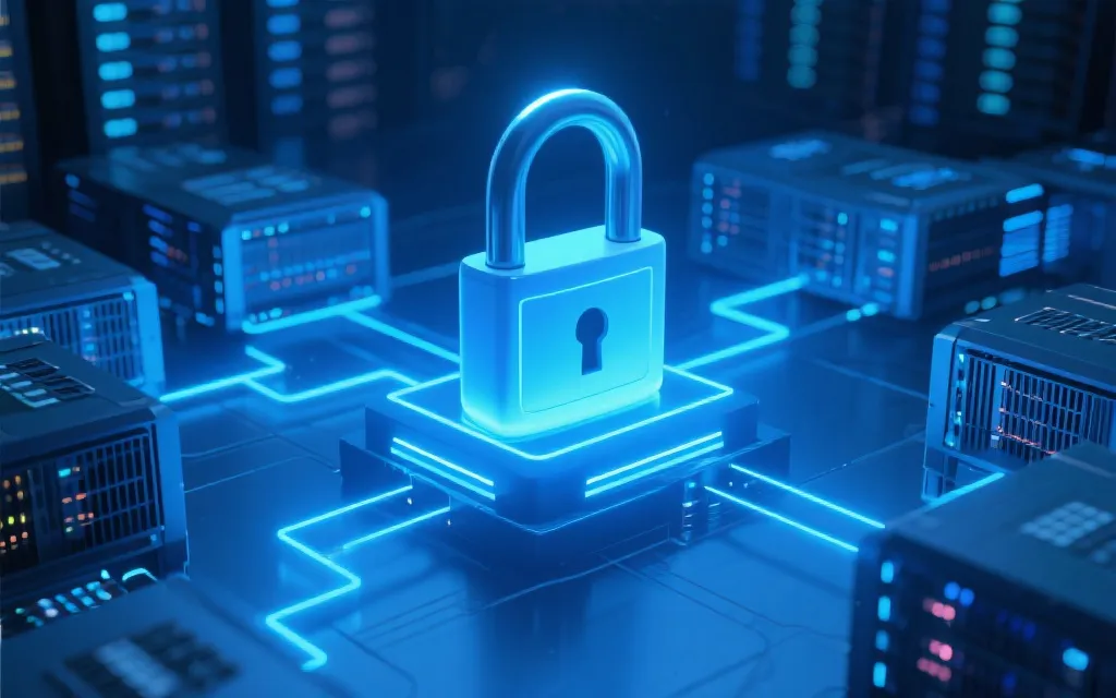 安全加密和分布式架构示意